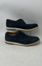 Load image into Gallery viewer, Aldo Mens Blue White Suede Cap Toe Lace-Up Oxford Shoes Size 10.5
