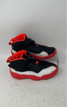 Load image into Gallery viewer, Nike Kids Jumpman Two Trey Black White Red Lace-Up Sneakers Shoes Size 11C

