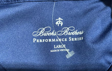 Load image into Gallery viewer, Authentic Brooks Brothers Mens Blue Short Sleeve Collared Polo Shirt Size L
