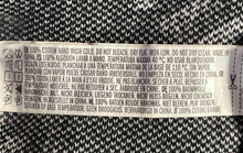 Load image into Gallery viewer, Forever 21 Mens Black White Drippin Print Crew Neck Pullover Sweater Size Large
