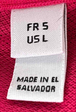 Load image into Gallery viewer, Lacoste Mens Pink Cotton Classic Fit Spread Collar Short Sleeve Polo Shirt Sz L
