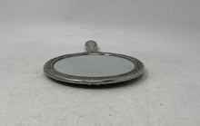 Load image into Gallery viewer, Silver-Tone Swirl Engraved Collectible Round Shape Hand Mirror
