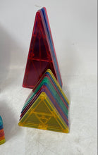 Load image into Gallery viewer, Coodoo Magnetic Building Tiles Multicolor Geometric Shapes Construction Toy
