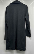 Load image into Gallery viewer, Banana Republic Womens Gray Long Sleeve Shawl Collar Wrap Trench Coat Size S
