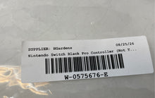 Load image into Gallery viewer, PowerA Nintendo Switch Black Handheld Video Gaming Pro Controller Not Tested
