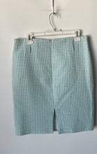 Load image into Gallery viewer, Antonio Melani Womens White Green Polka Dots Straight &amp; Pencil Skirts Size 6
