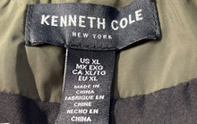 Load image into Gallery viewer, Kenneth Cole Mens Green Long Sleeve Pockets Full-Zip Bomber Jacket Size XL
