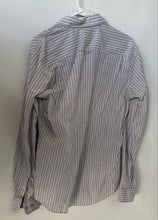 Load image into Gallery viewer, Hugo Boss Mens Gray Check Slim Fit Stretch Long Sleeve Button-Up Shirt Size M
