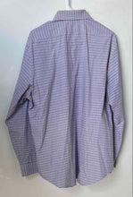 Load image into Gallery viewer, Calvin Klein Mens Purple Long Sleeve Slim Fit Dress Shirt Size XL 17-17.5 34/35
