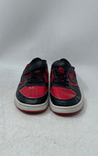 Load image into Gallery viewer, Nike Kids Court Borough Low Recraft DV5457-600 Red Black Sneaker Shoes Size 3Y
