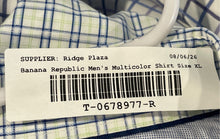 Load image into Gallery viewer, Banana Republic Mens Multicolor Plaid Non-Iron Classic Fit Button-Up Shirt Sz XL
