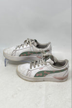 Load image into Gallery viewer, Puma Girls Jada Classic 403827-01 White Green Pink Lace-Up Sneaker Shoes Size 2C
