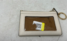 Load image into Gallery viewer, Coach Womens Beige Leather Mini Skinny ID Card Holder Coin Wallet

