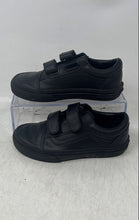 Load image into Gallery viewer, Vans Kids Old Skool V CLASSIC Off The Wall Kids Black Sneaker Shoes Size 12.5
