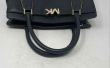 Load image into Gallery viewer, Michael Kors Womens Mott Black Leather Double Handle Inner Pocket Satchel Bag
