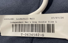 Load image into Gallery viewer, Independent Trading Company Mens Gray Blue Heather Pullover Hoodie Size L
