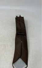 Load image into Gallery viewer, Oscar De La Renta Mens Brown Striped Formal Adjustable Designer Pointed Tie
