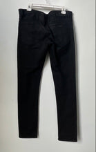 Load image into Gallery viewer, Armani Exchange Mens Black Dark Wash Slim Fit Straight Leg Jeans Size 33
