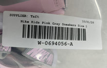 Load image into Gallery viewer, Nike Girls Flex Runner AT4665-609 Pink Gray Slip-On Sneakers Shoes Size 2C
