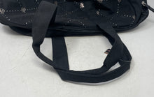 Load image into Gallery viewer, Victoria's Secret Womens Black Rhinestone Diamante Shine Travel Duffle Bag W/Tag
