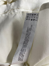 Load image into Gallery viewer, Zara Womens Off-White Short Sleeve Collared Cut-Out Mini Dress Size Medium
