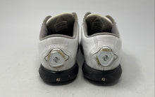 Load image into Gallery viewer, FootJoy Mens DryJoys White Leather Low Top Golf Spikes Shoes Size 7M
