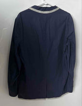 Load image into Gallery viewer, Michael Kors Mens Navy Blue And Gray Cotton Two-Button Sport Coat Size 40R
