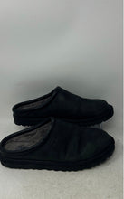Load image into Gallery viewer, UGG Mens 1011413 Black Leather Round Toe Slip-On Classic Clog Slipper Size 10
