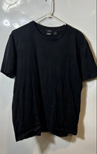 Load image into Gallery viewer, Boss Mens Black Short Sleeve Crew Neck Mercerised Pullover T-Shirt Size XL
