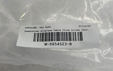 Load image into Gallery viewer, Queenstown London Silver Color Home Decorative Airplane Table Clock Not Tested
