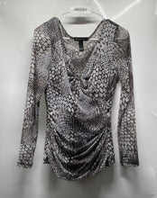 Load image into Gallery viewer, INC International Concepts Womens Multicolor Animal Print Blouse Top Size L
