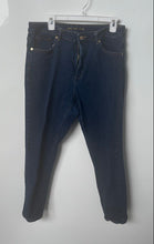 Load image into Gallery viewer, Michael Kors Womens Blue Denim Regular Fit Dark-Wash Skinny Jeans Size 12
