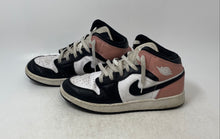 Load image into Gallery viewer, Nike Kids Air Jordan 1 Mid DQ8423-100 White Pink Black Sneaker Shoes Size 6.5Y
