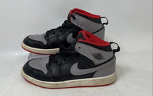Load image into Gallery viewer, Nike Kids Air Jordan 1 Mid DQ8424-006 Gray Black Lace-Up Sneaker Shoes Size 1Y
