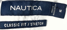 Load image into Gallery viewer, Nautica Mens White Short Sleeve Classic Fit Stretch Button-Up Shirt Size M

