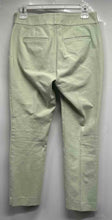 Load image into Gallery viewer, Ann Taylor Womens Light Green Flat Front Pockets Regular Fit Ankle Pants Size 2

