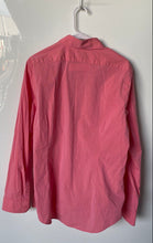 Load image into Gallery viewer, Express Mens 1MX Pink Long Sleeve Collared Button Front Dress Shirt Size Large
