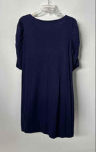 Load image into Gallery viewer, Lilly Pulitzer Womens Blue Cotton Regular Fit Short Sleeve Shift Dress Size L
