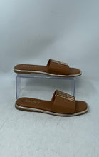 Load image into Gallery viewer, DKNY Womens Brown Square Toe Slip-On Flat Slide Sandals Size 8.5M
