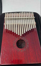 Load image into Gallery viewer, Gecko Kalimba Red Wood 17 Keys Thumb Piano Musical Instrument With Case
