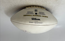 Load image into Gallery viewer, Wilson NFL Autograph The Duke Brown White Leather Panel National League Football
