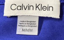 Load image into Gallery viewer, Calvin Klein Womens Blue Short Sleeve Stretch Pullover T-Shirt Dress Sz M W/Tag
