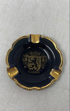 Load image into Gallery viewer, Bavaria Waldershof Echt Cobalt Blue Gold-Tone Heidelberg Mini Porcelain Ashtray
