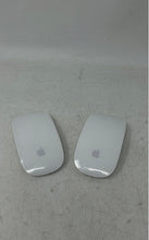 Load image into Gallery viewer, Lot Of 2 Pcs Apple Magic Model A1296 White Silver Wireless Mouse
