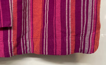 Load image into Gallery viewer, A New Day Womens Purple Striped Belted High Waist A-Line Skirt Size Medium
