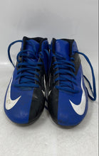 Load image into Gallery viewer, Nike Kids Vapor Pro 3/4 Black Blue Lace-Up Football Cleats Size 4.5Y

