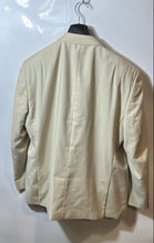 Load image into Gallery viewer, Studio Milano Mens Beige Long Sleeve Notch Lapel Two-Button Blazer Size 52R
