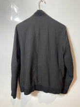 Load image into Gallery viewer, Theory Mens Black Long Sleeve Mock Neck Full-Zip Bomber Jacket Size Small
