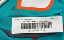 Load image into Gallery viewer, Nike Mens Green NFL Miami Dolphins Dad #1 Short Sleeve Football Jersey Size L
