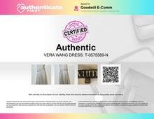 Load image into Gallery viewer, Authentic Vera Wang Womens Gray One-Shoulder Ball Gown Dress Size 8
